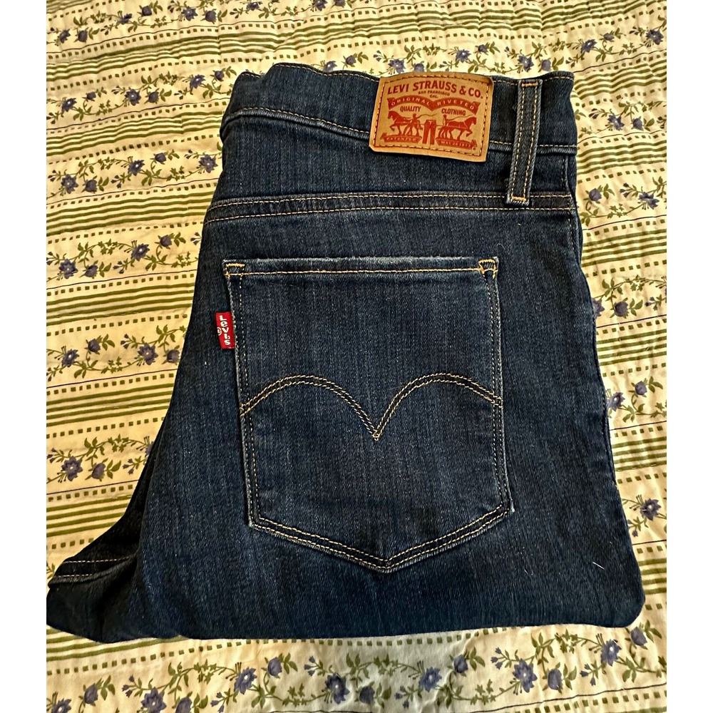Levi's 311 Shaping Skinny Women's Jeans Dark Wash Blue Stretch Denim Mid Rise